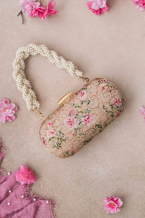 Elora Clutch Old Rose